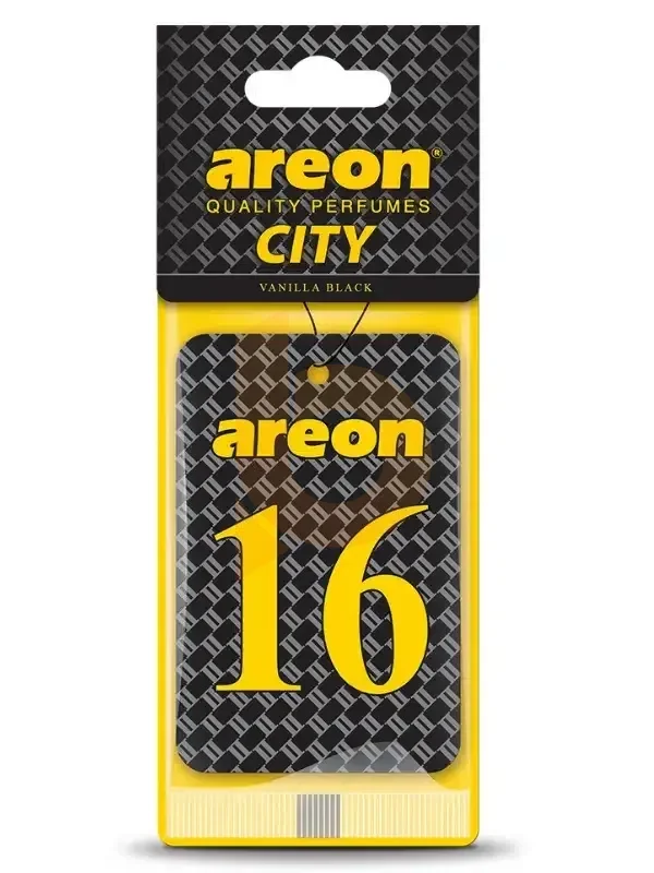 Areon City Vanilla Black 16 Oto Araç Kokusu