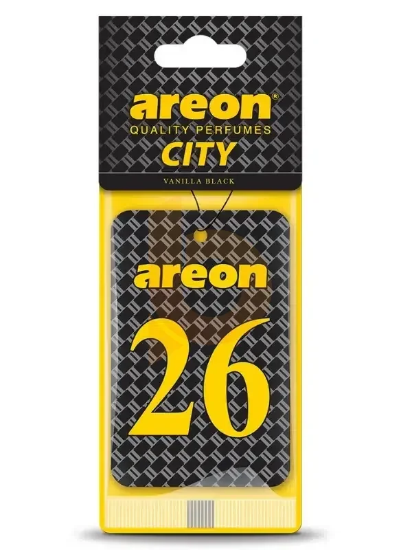 Areon City Vanilla Black 26 Oto Araç Kokusu