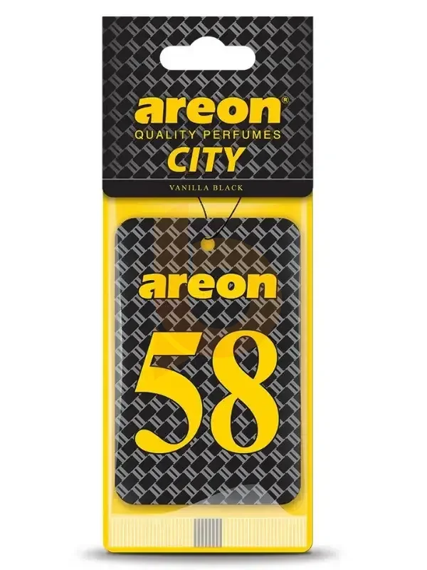 Areon City Vanilla Black 58 Oto Araç Kokusu