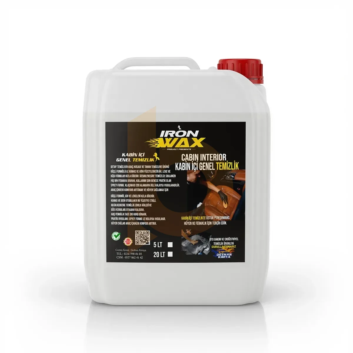 Iron Wax Kabin İçi Genel Temizleyici 5 Litre