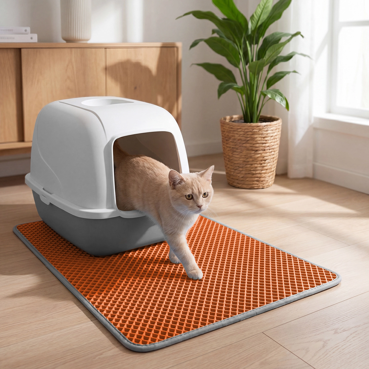 EVA Kedi Tuvalet Paspası - Kiremit