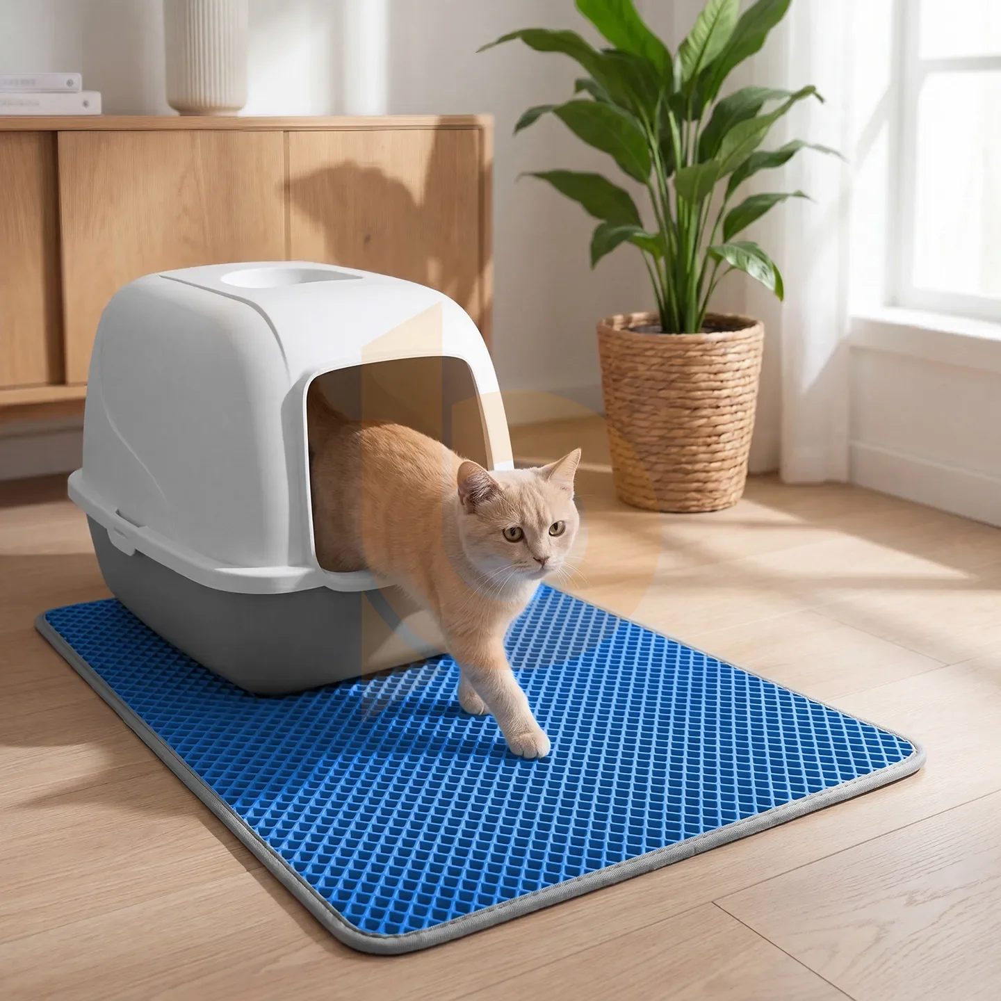 EVA Kedi Tuvalet Paspası - Mavi