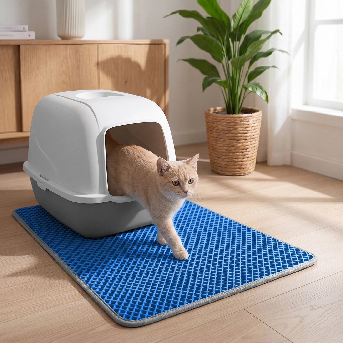 EVA Kedi Tuvalet Paspası - Mavi