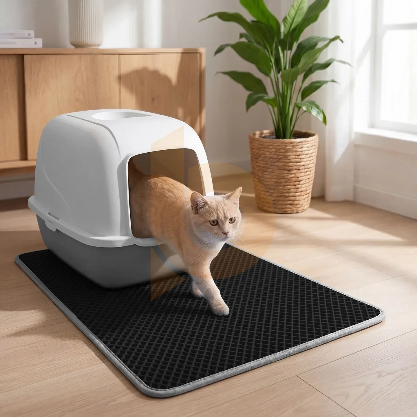 EVA Kedi Tuvalet Paspası - Siyah