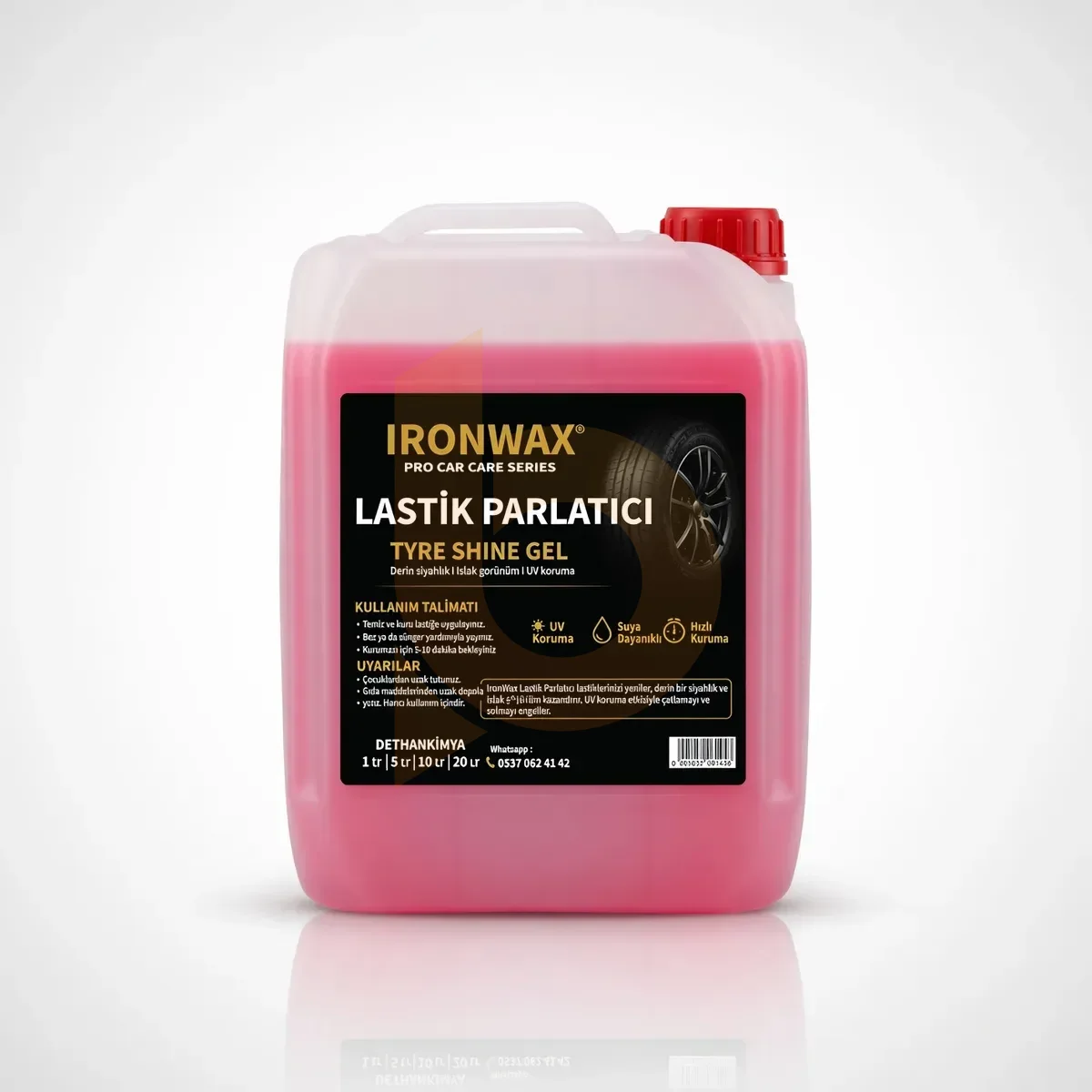 Iron Wax Lastik Parlatıcı 5 Litre